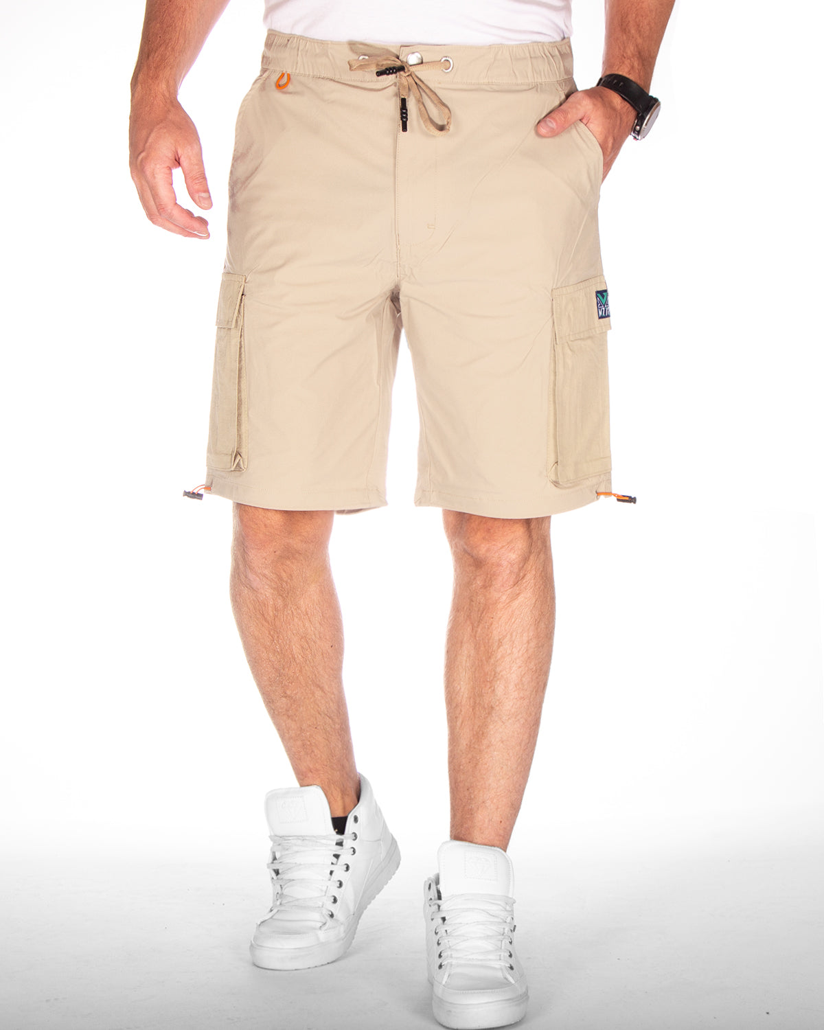 MZ72 Brand Firelight reisitaskushortsit - Beige 2XL