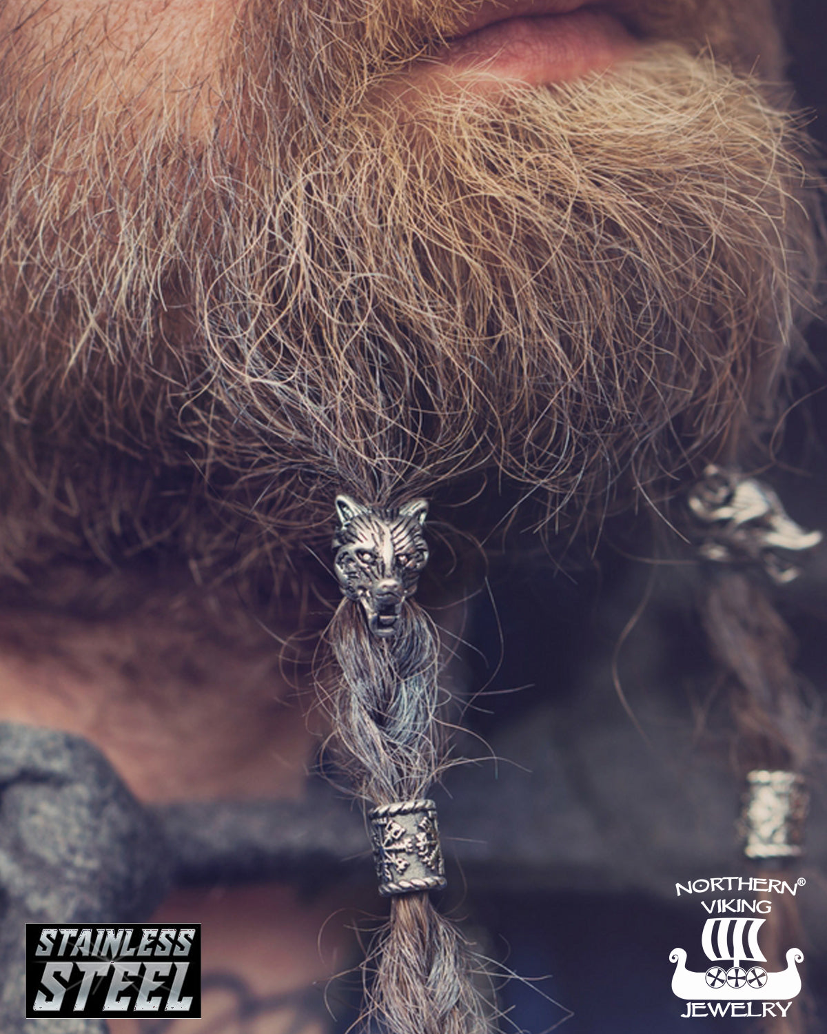 Northern Viking Jewelry Vegvisir partakoru - Teräs