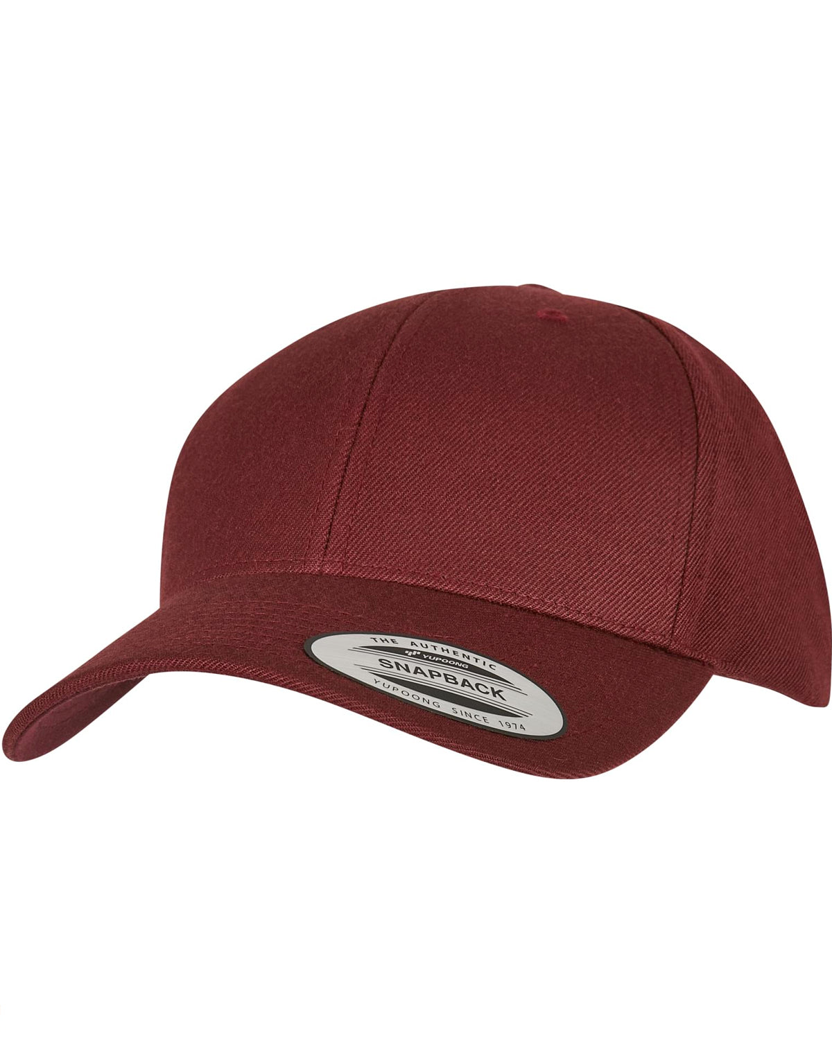 FLEXFIT Premium curved snapback - Burgundi Default Title