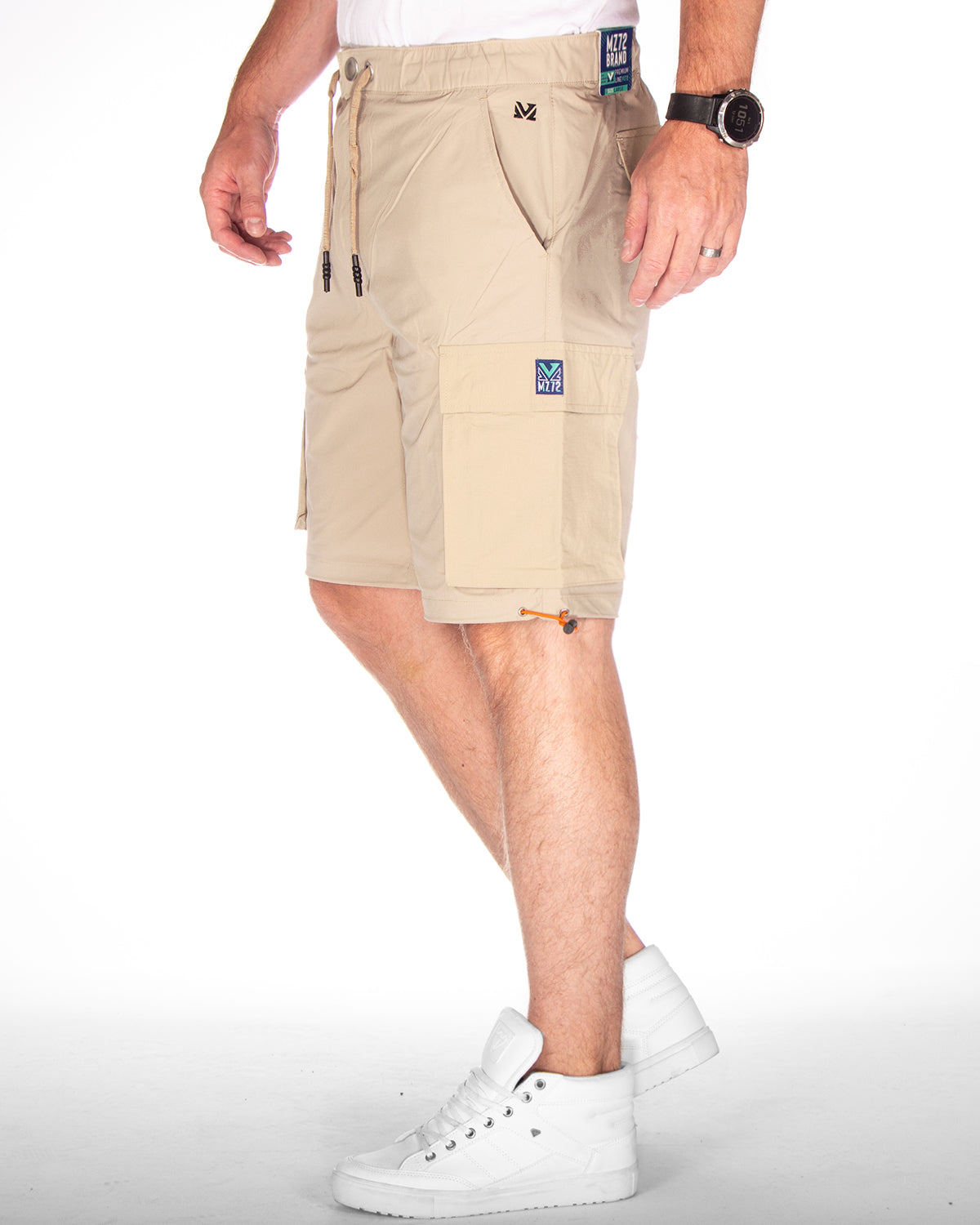 MZ72 Brand Firelight reisitaskushortsit - Beige