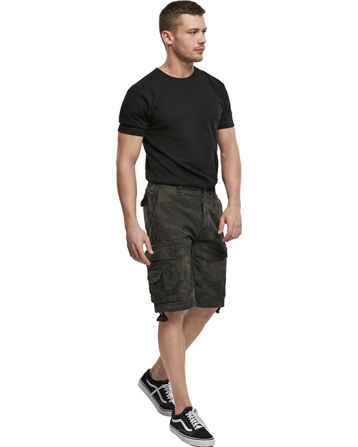 Brandit Vintage reisitaskushortsit - Tumma camo