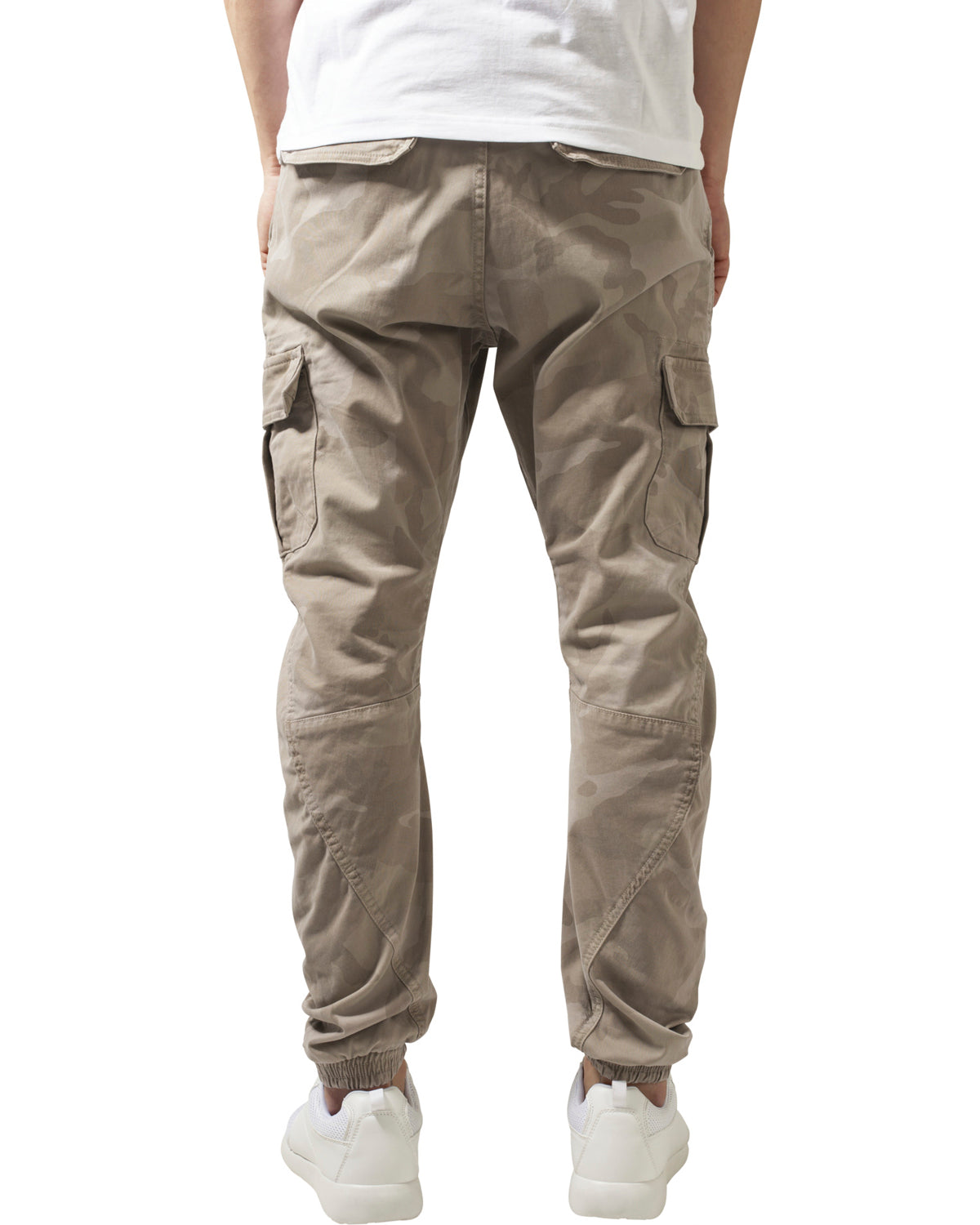 Urban Classics Zane reisitaskuhousut - Beige camo