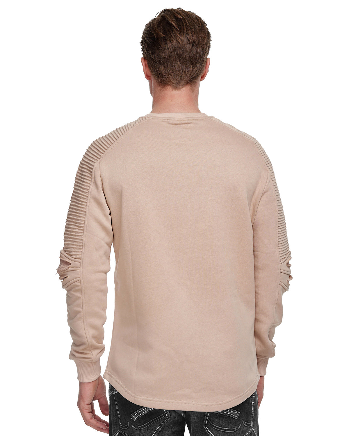 Rusty Neal Torn pitkähihainen - Beige