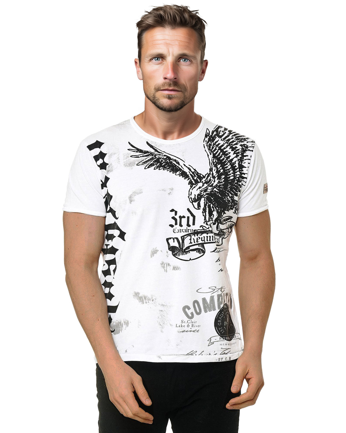 Rusty Neal Cavalry t-paita - Valkoinen