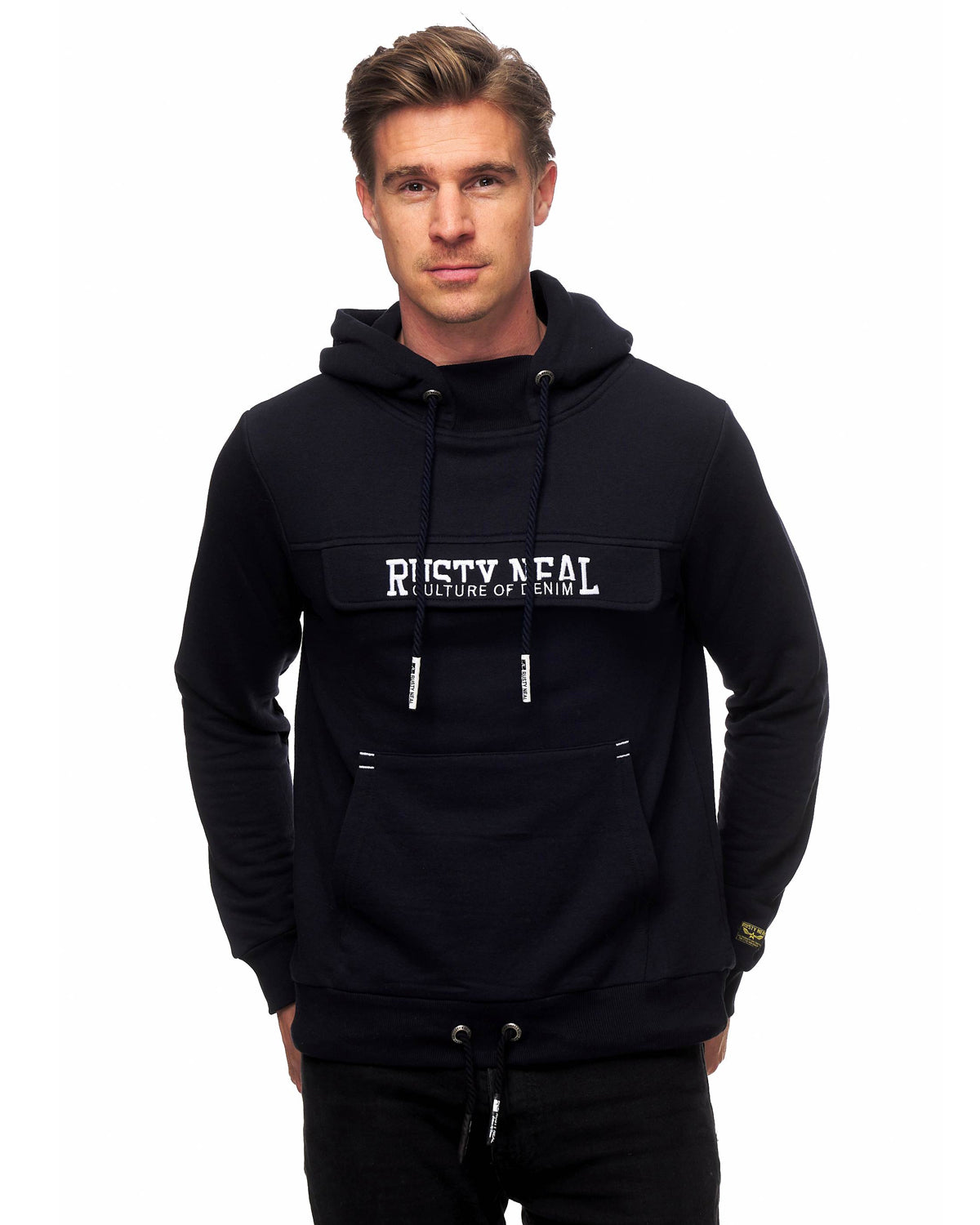 Rusty Neal Oswald huppari - Tummansininen