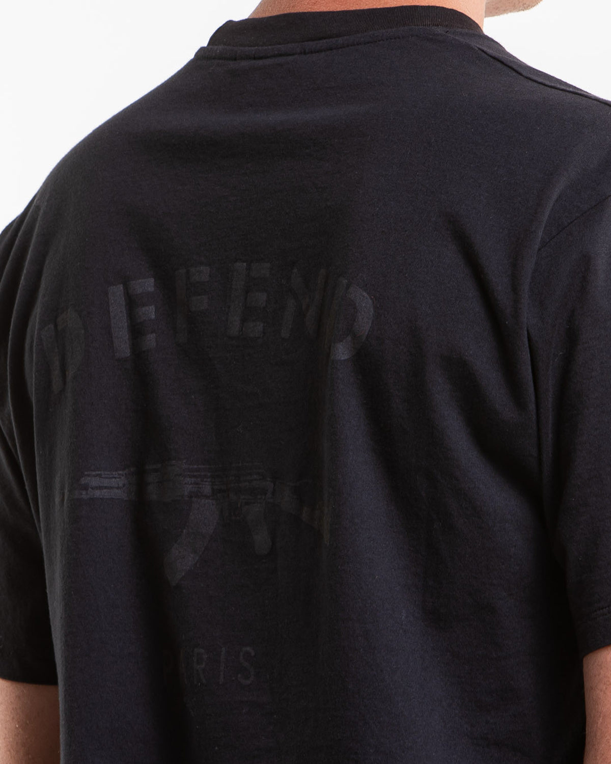 Defend Paris slide t-paita - Musta