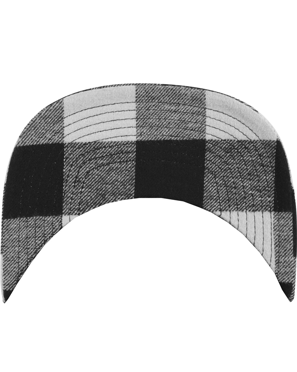 FLEXFIT Flanelli snapback - Musta/Valkoinen