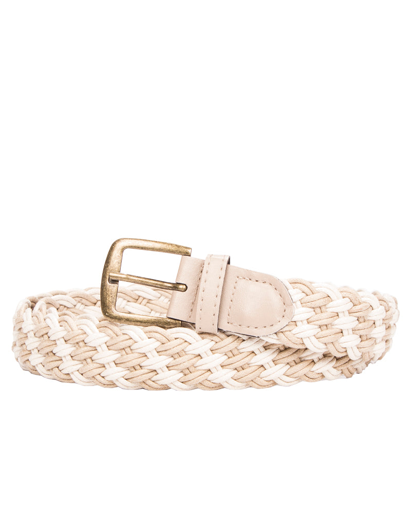Highness Braided kangasvyö - Beige Default Title