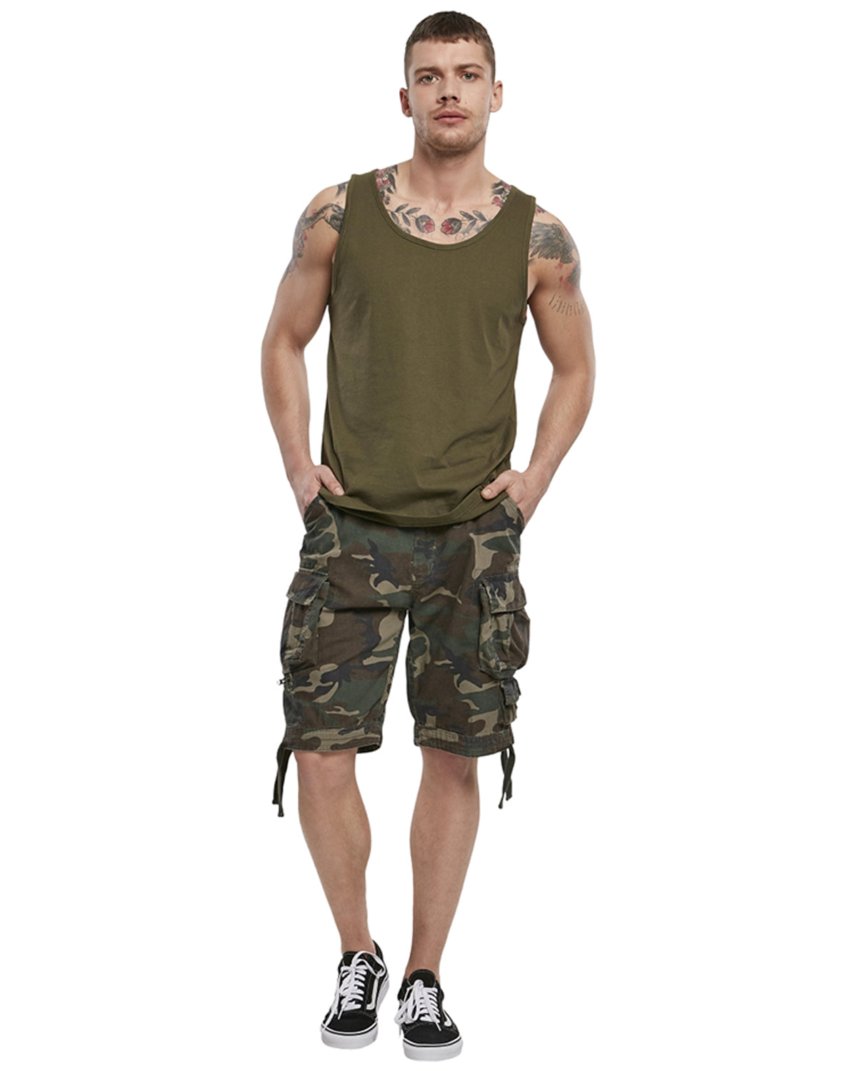 Brandit Savage reisitaskushortsit - Camo