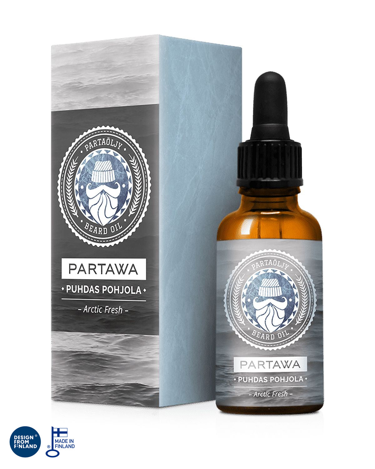 Partawa Puhdas Pohjola partaöljy - 30ml
