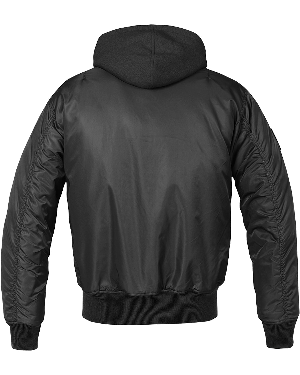 Brandit MA1 hooded bombertakki - Musta