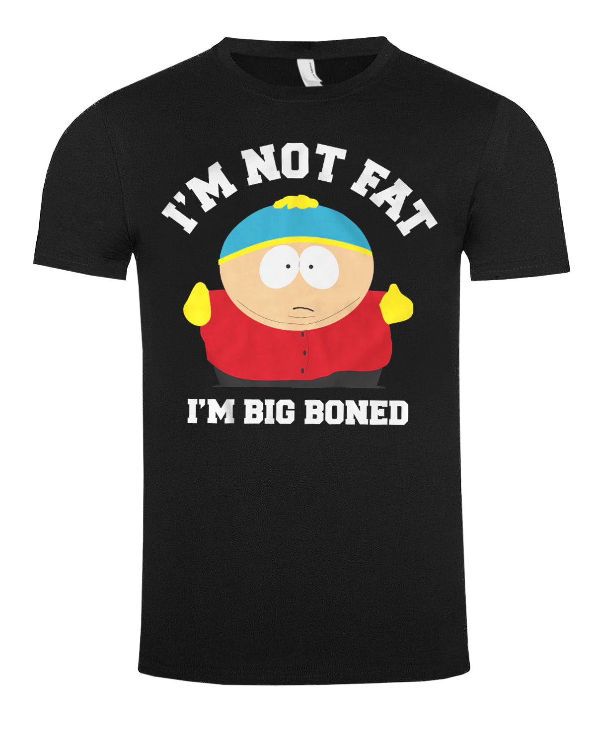 Print Shirt I'm Big Boned t-paita - Musta