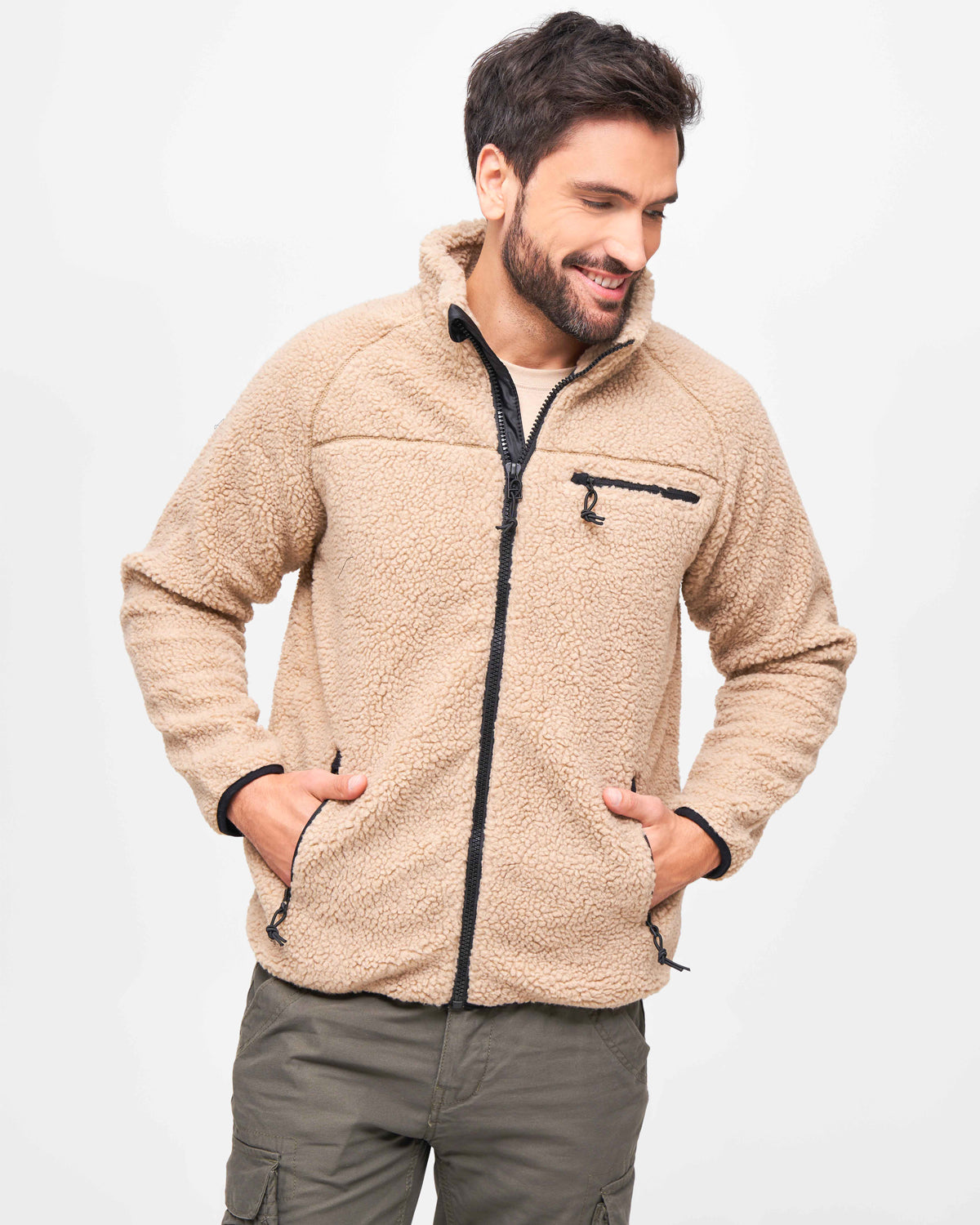 Brandit Teddyfleece takki - Kameli
