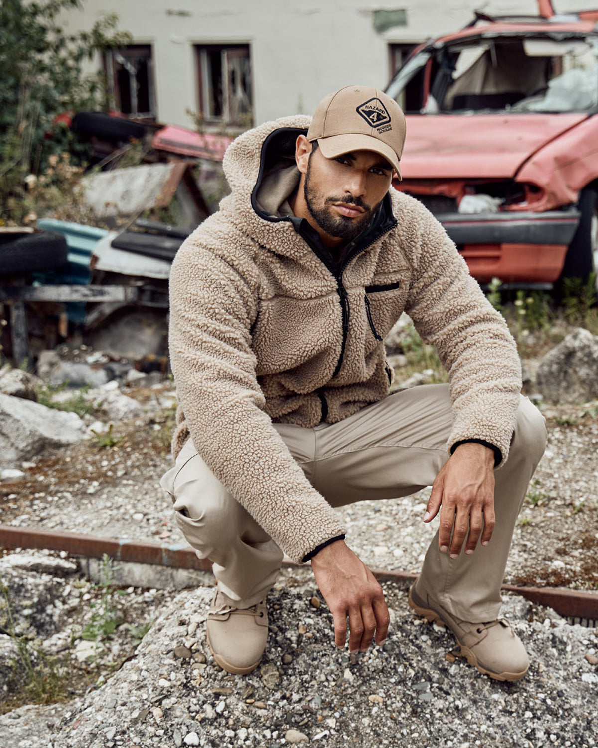 Brandit Teddyfleece Worker takki - Kameli