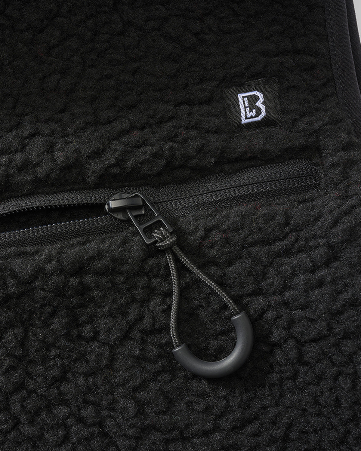 Brandit Teddyfleece liivi - Musta