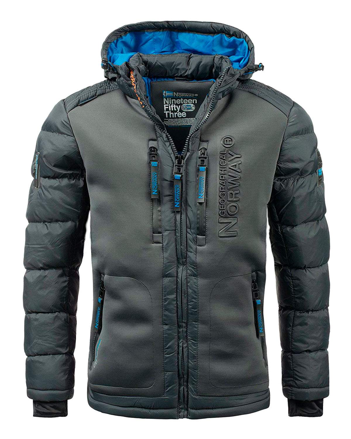 Geographical Norway Beachwood talvitakki - Tummanharmaa/Sininen