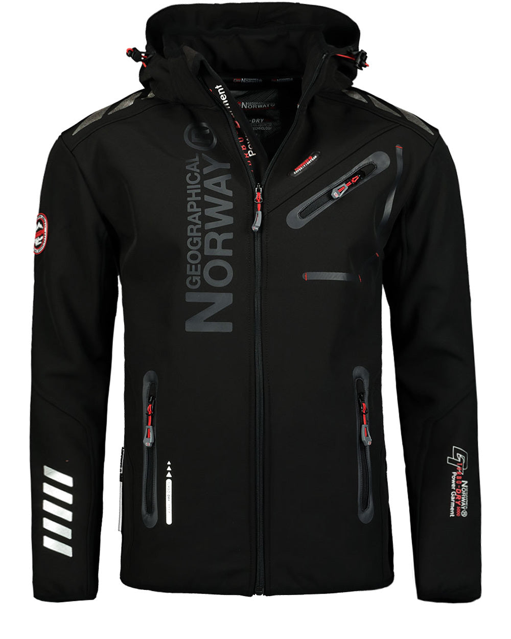 Geographical Norway Royaute softshell-takki - Musta/Musta