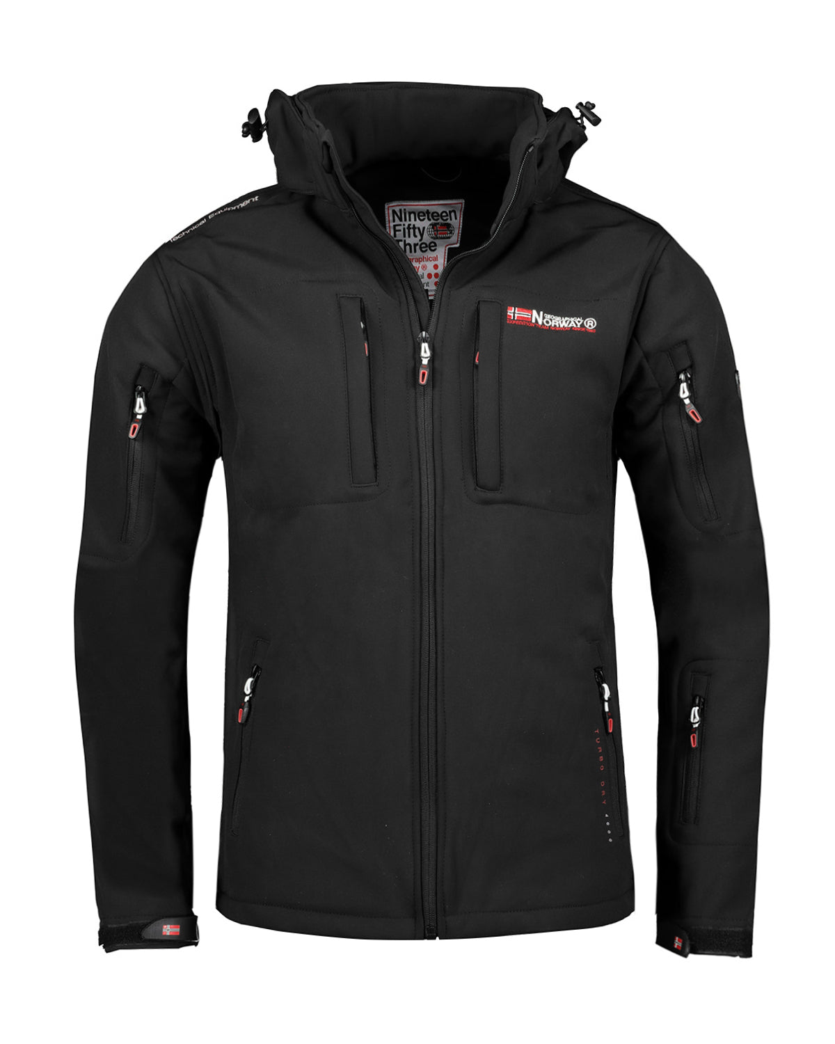 Geographical Norway Tunar softshelltakki - Musta