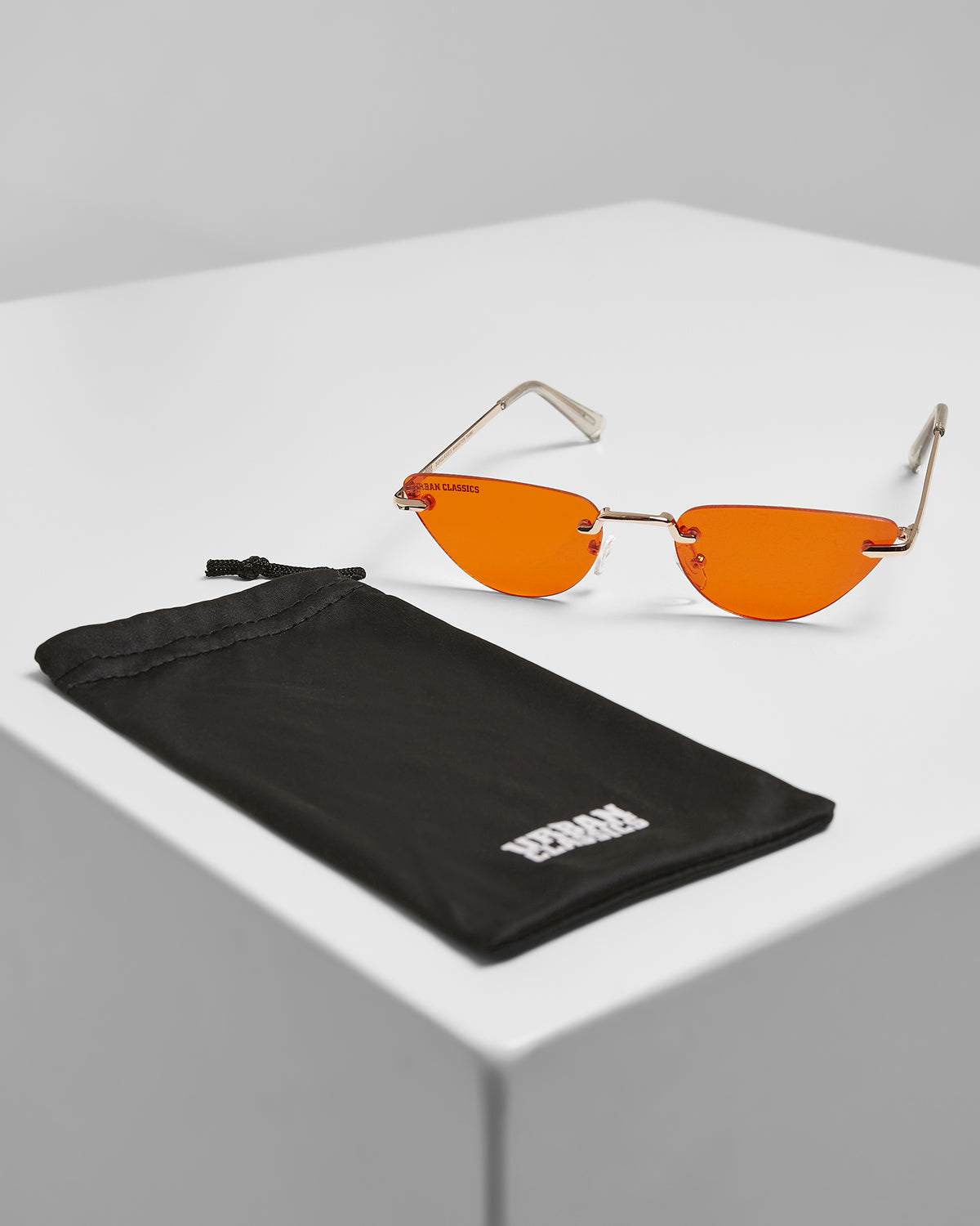 Urban Classics Manhattan 2-pack aurinkolasit - Musta/Oranssi