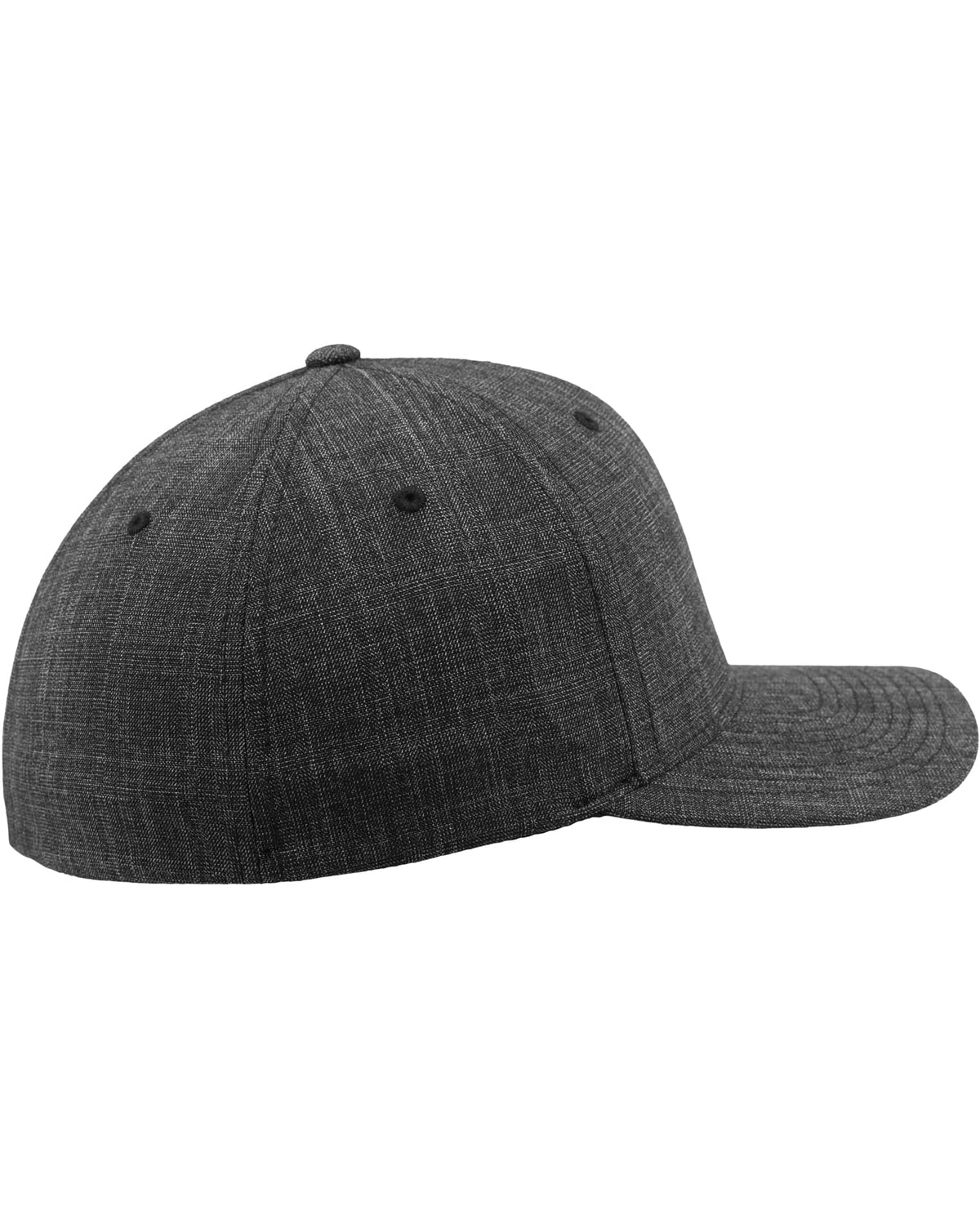 FLEXFIT Flexfit fine melange lippis - Tummanharmaa