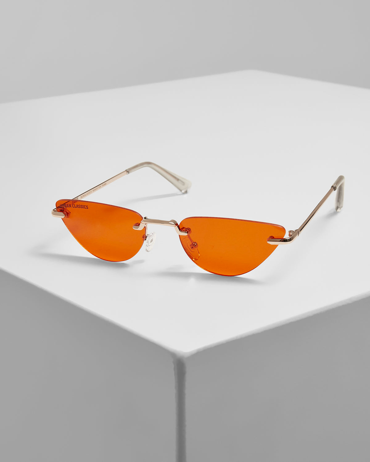 Urban Classics Manhattan 2-pack aurinkolasit - Musta/Oranssi
