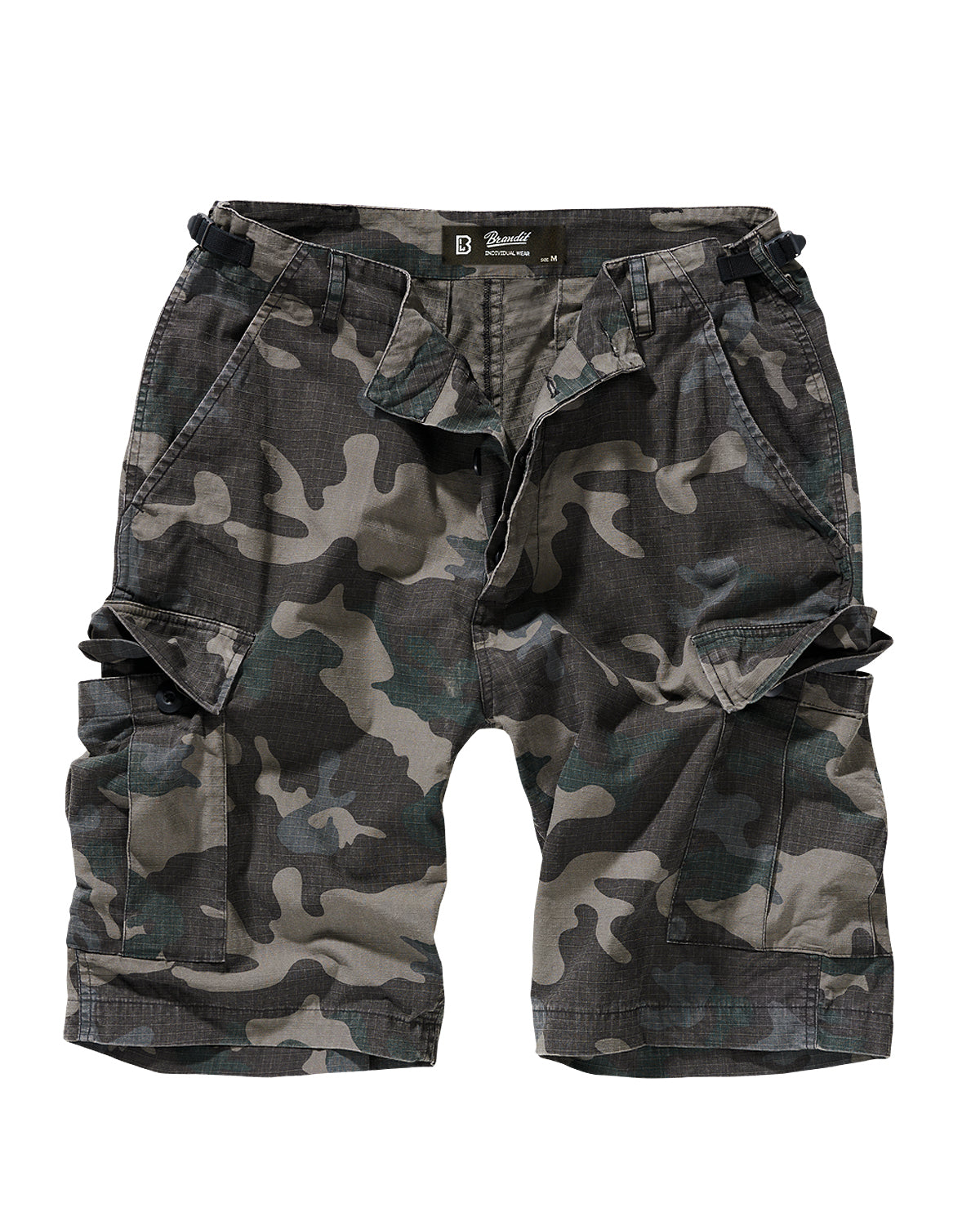 Brandit BDU Ripstop reisitaskushortsit - Tumma camo