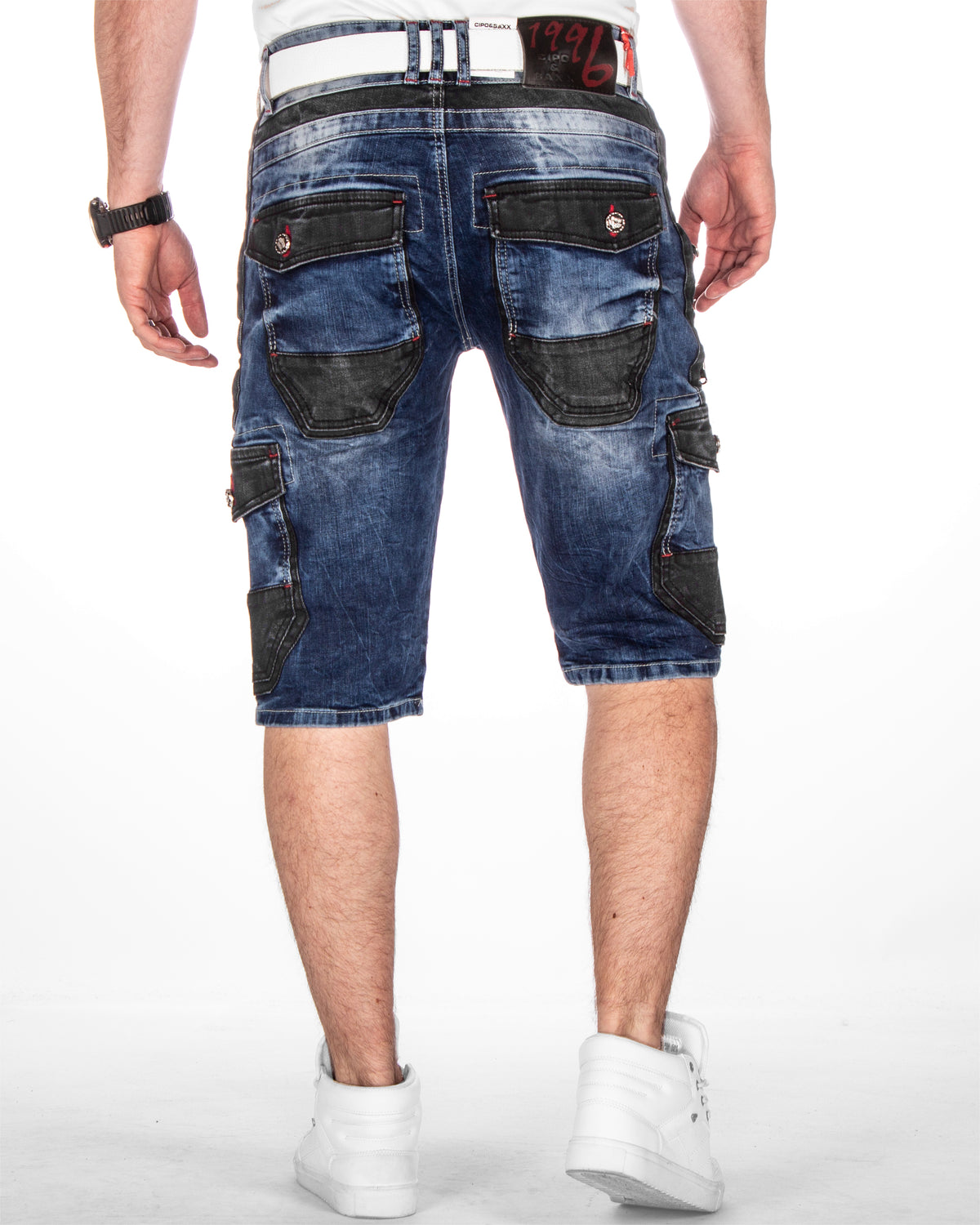 Cipo & Baxx CK234 Levi farkkushortsit - Sininen