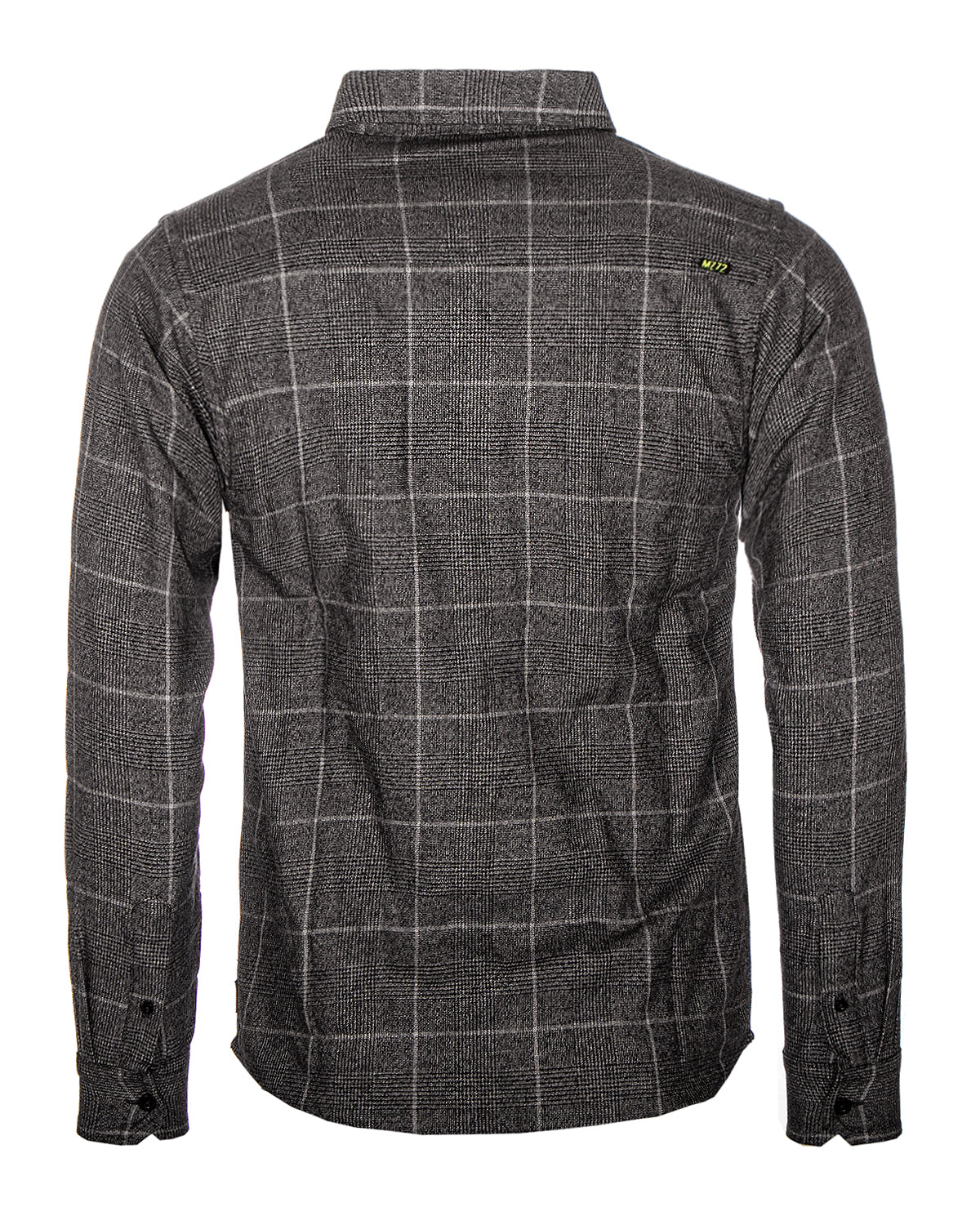 MZ72 Brand Daytona ruudullinen kauluspaita - Tummanharmaa