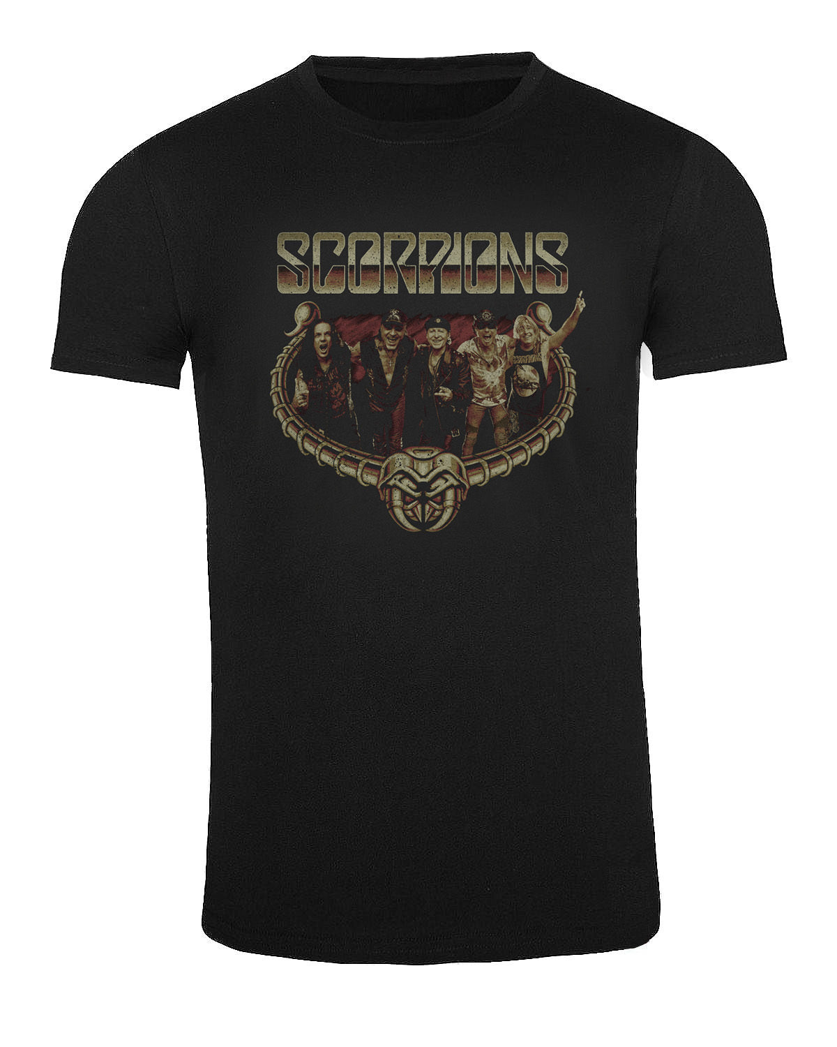 Urban Classics Scorpions stinger t-paita - Musta