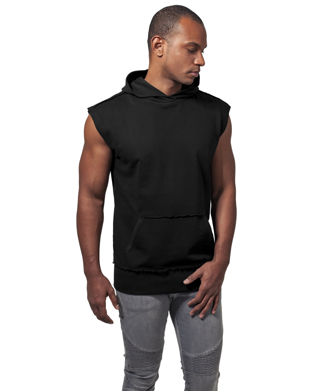 Urban Classics Open edge hihaton huppari - Musta