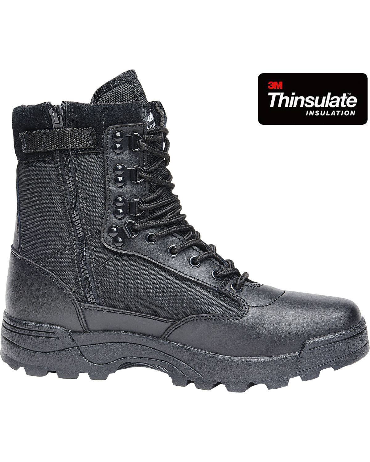Brandit Tactical 9 eylet zipper maiharit - Musta