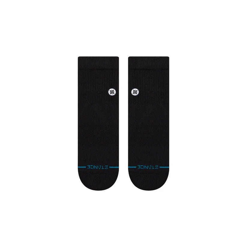 Stance Icon Quarter sukat - Musta