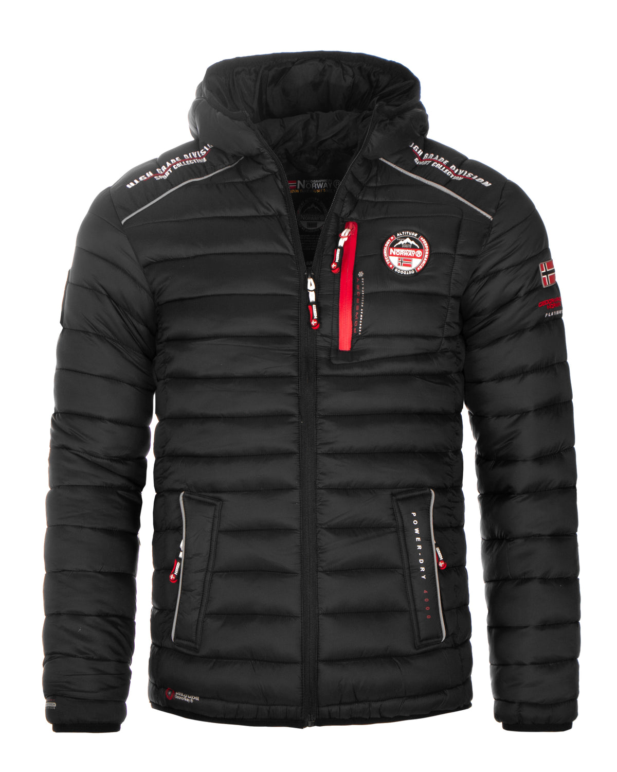 Geographical Norway Godfrey kevyttoppatakki - Musta