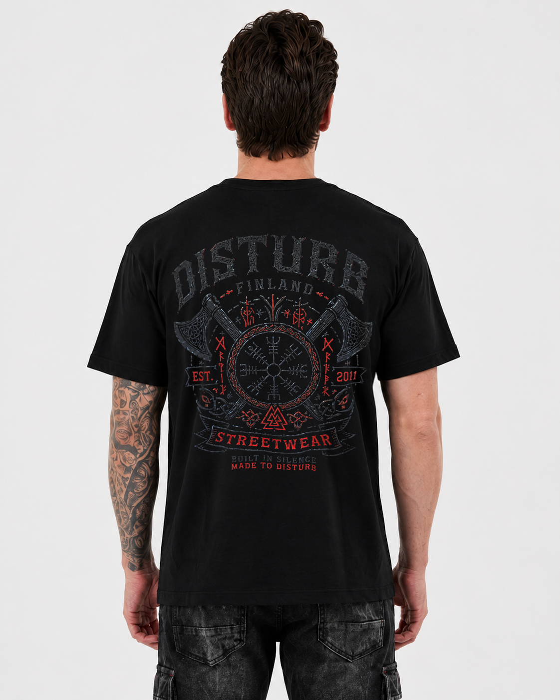 Disturb Clothing Disturb Silence t-paita - Musta