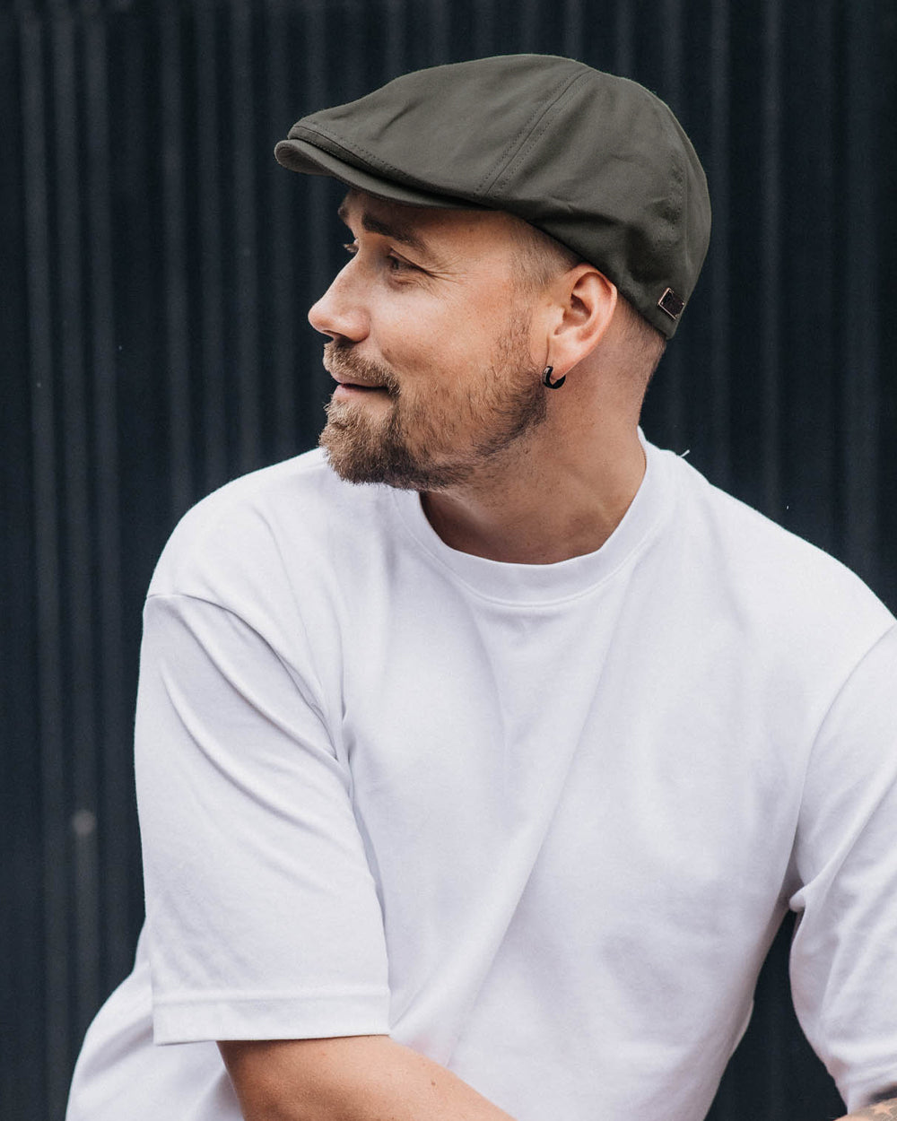 Salon Flat Cap colors - Harmaa