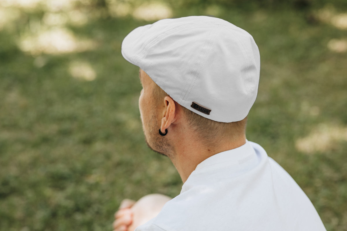 Salon Flat Cap colors - Valkoinen