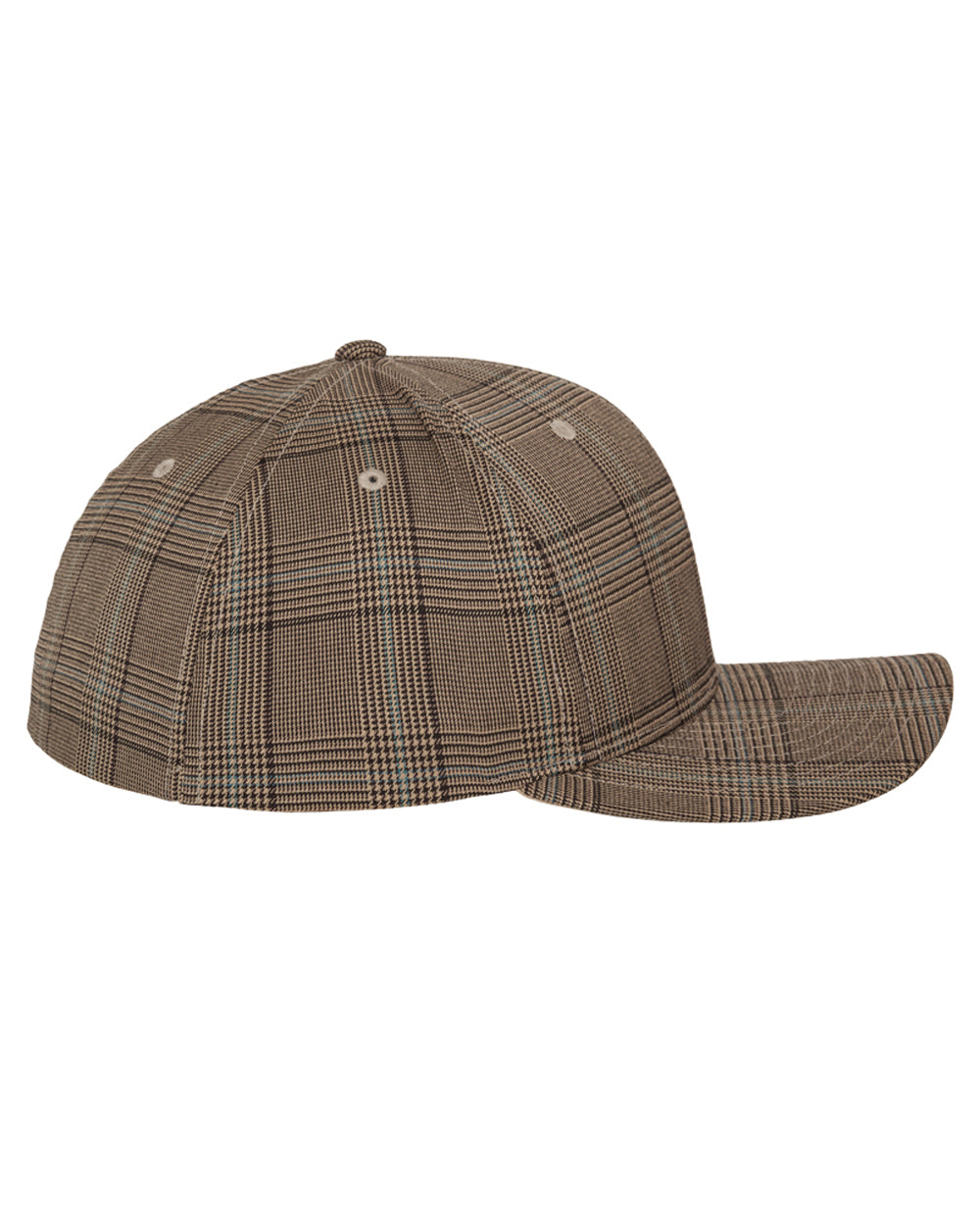 FLEXFIT Flexfit Glen Check lippis - Ruskea/Khaki