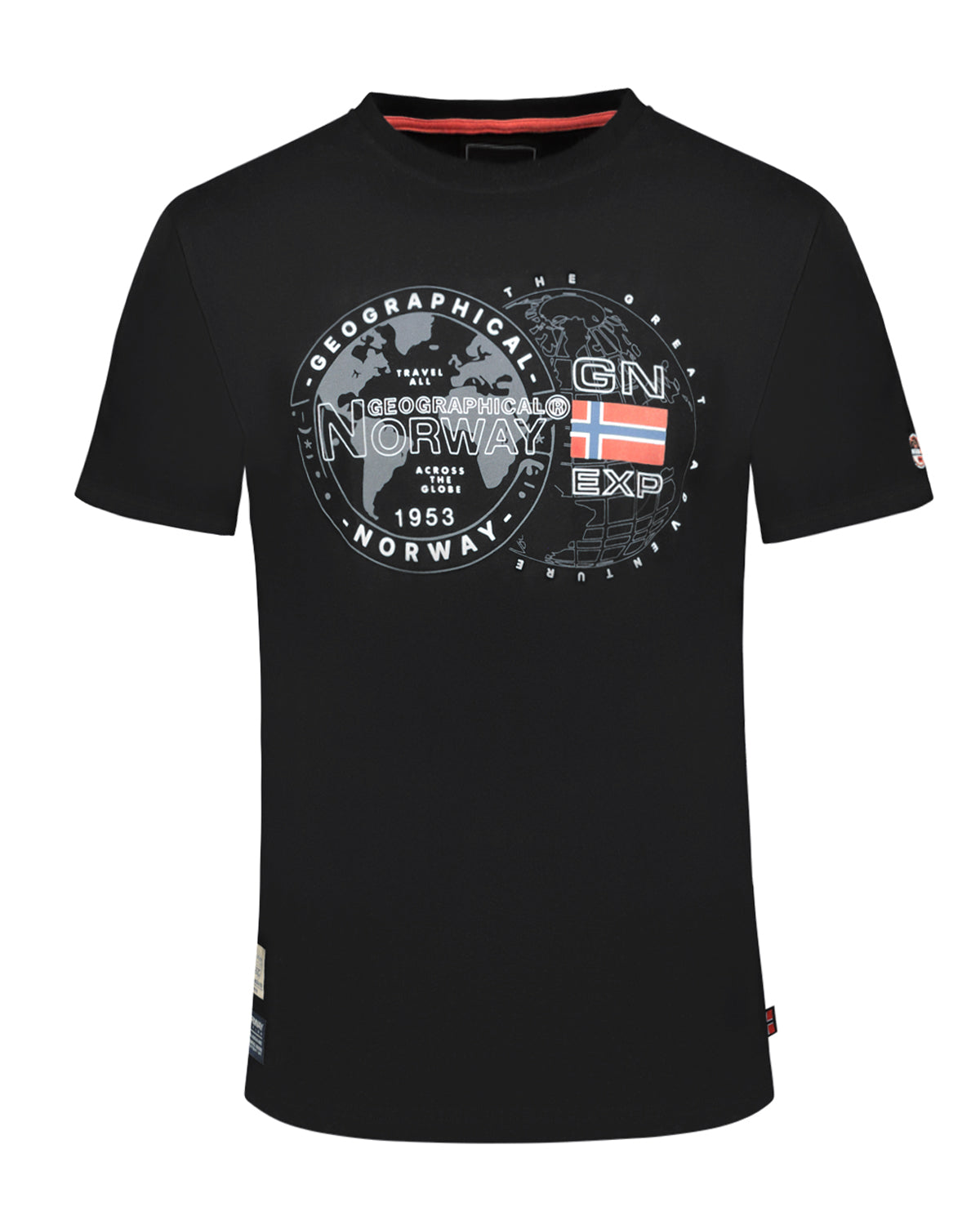 Geographical Norway Jplanet t-paita - Musta