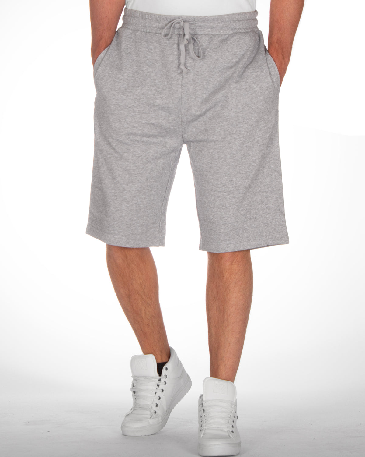 Urban Classics Low crotch collegeshortsit - Harmaa
