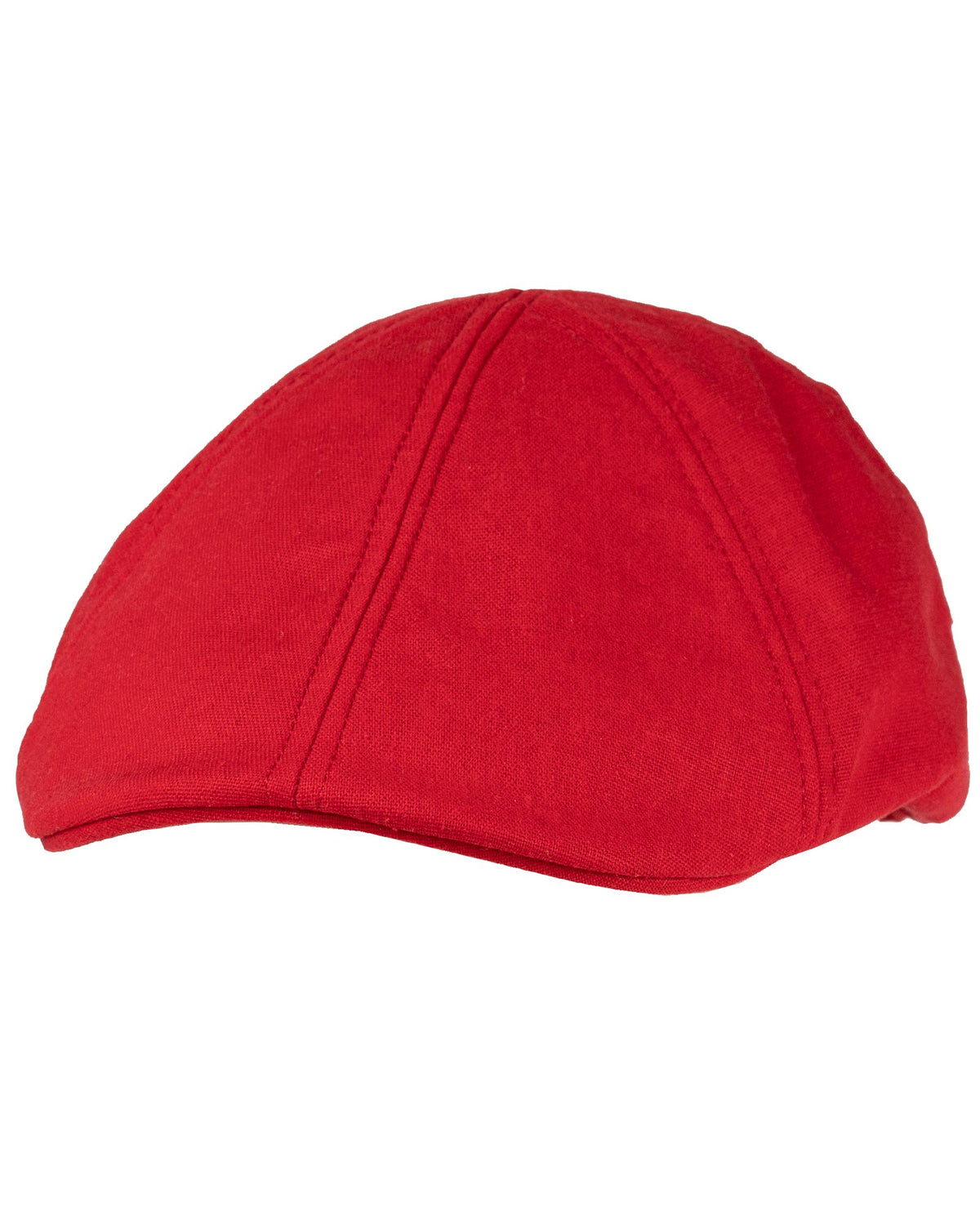 Salon Macon 56 gen linen flat cap - Punainen