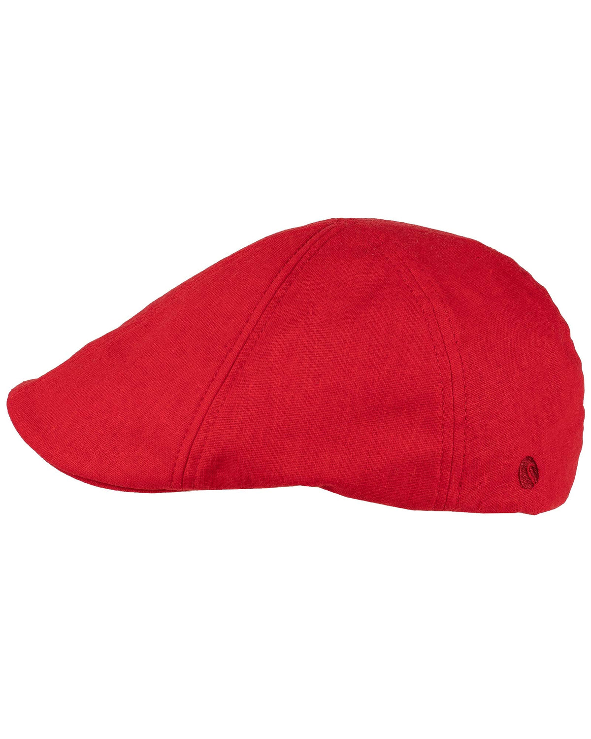Salon Macon 56 gen linen flat cap - Punainen 62