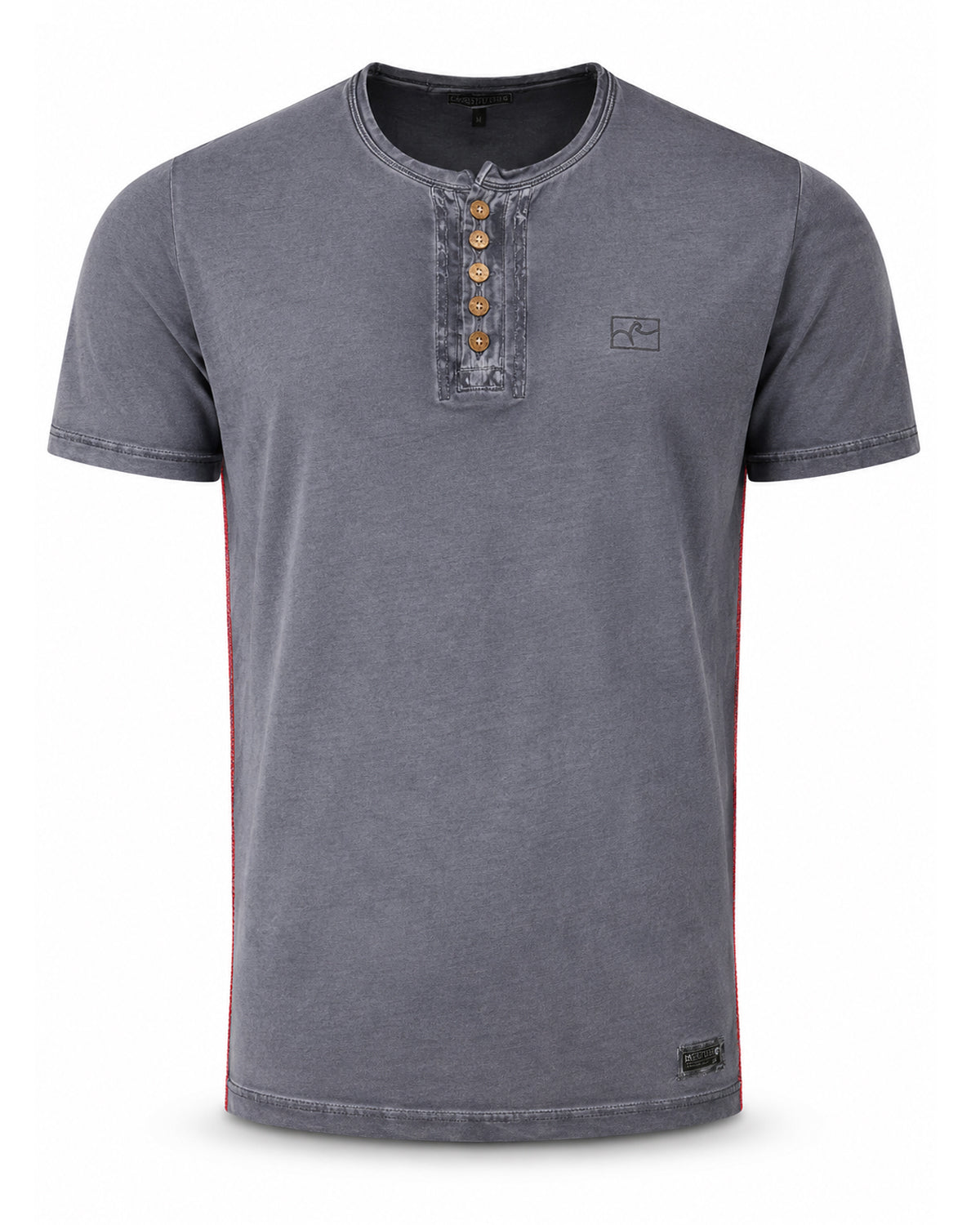 Rusty Neal Nate t-paita - Tummanharmaa