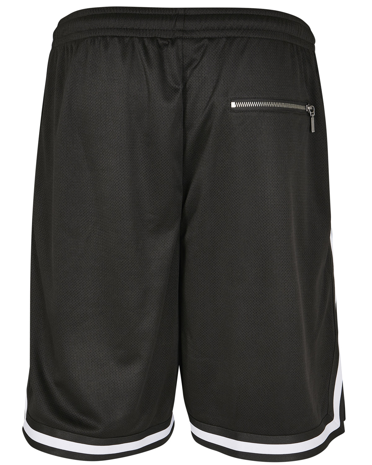 Urban Classics Stripe mesh shortsit - Musta/Valkoinen
