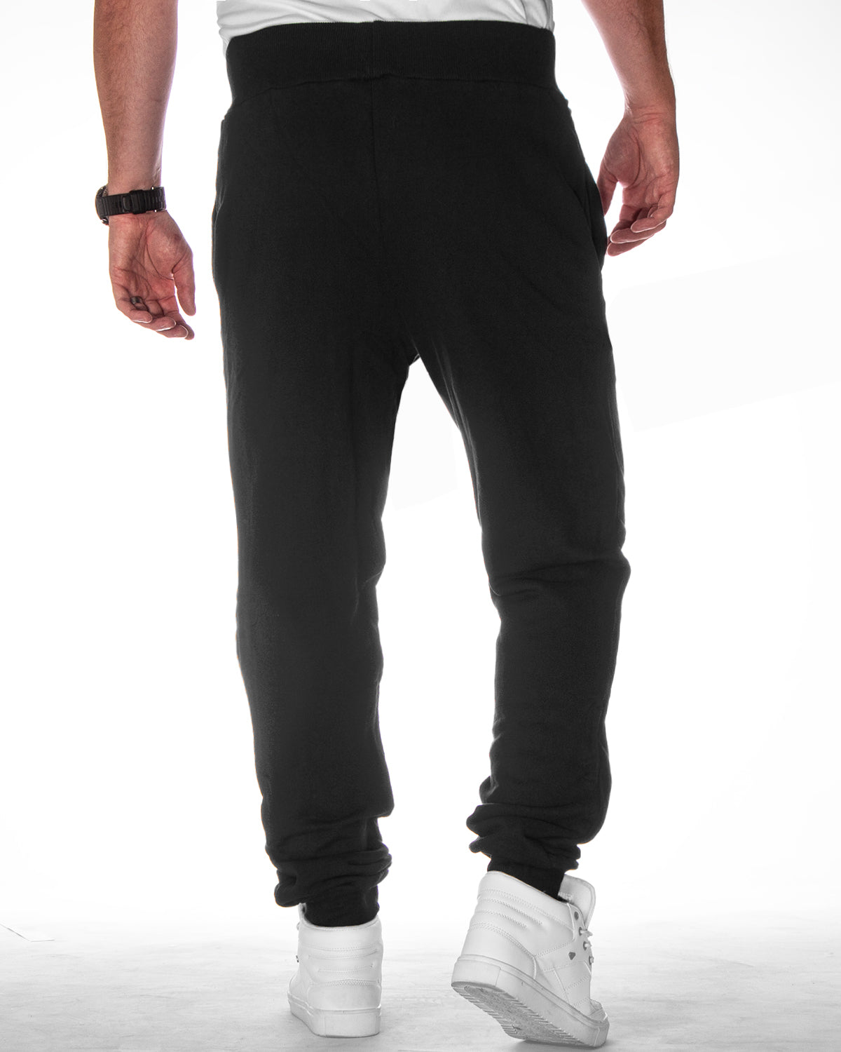 Disturb Clothing Marine royal collegehousut - Musta/Harmaa