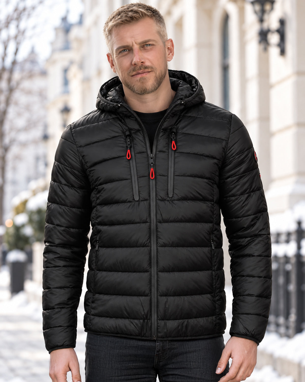 Alaric light padded jacket - Black
