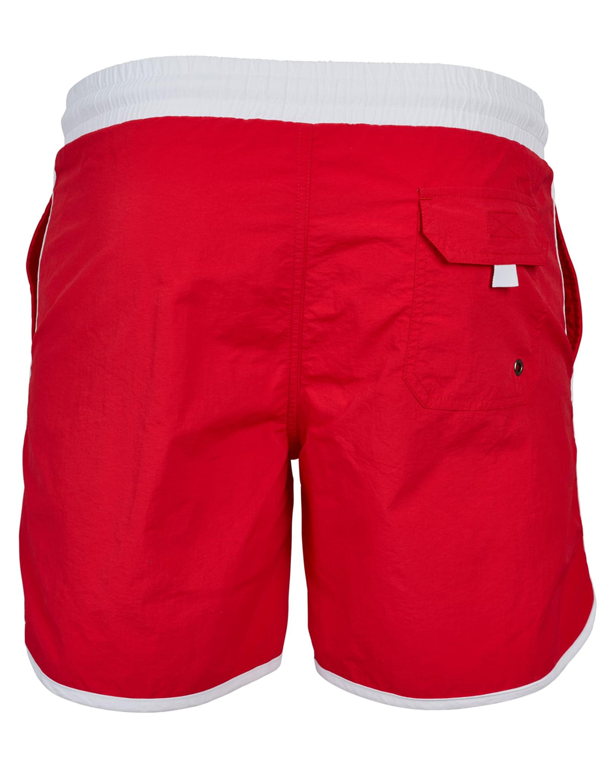 Urban Classics Retro uimashortsit - Punainen/Valkoinen