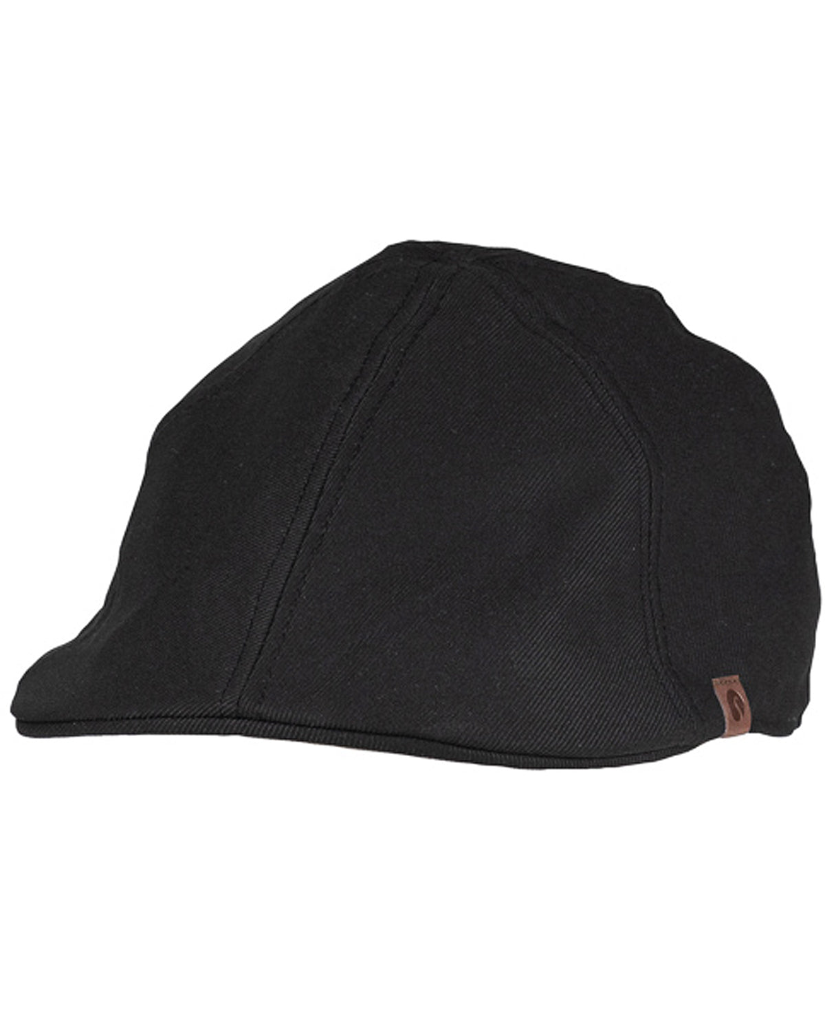 Salon Flat Cap Bamboo - Musta