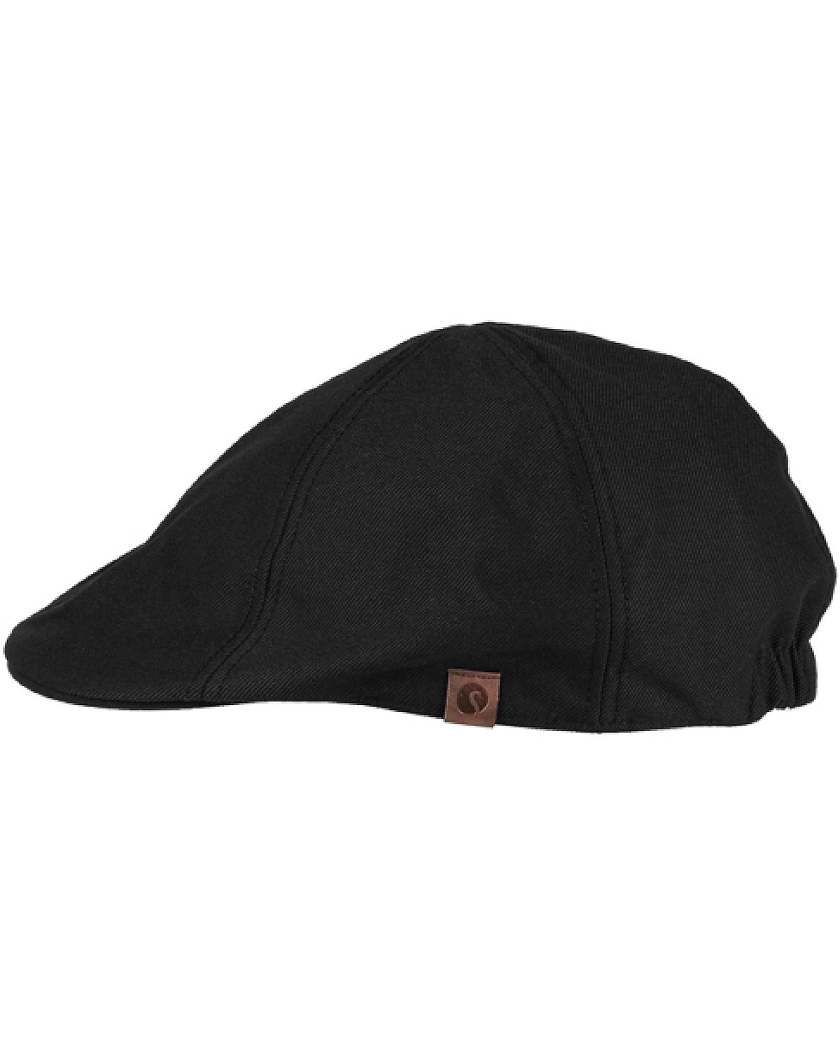 Salon Flat Cap Bamboo - Musta