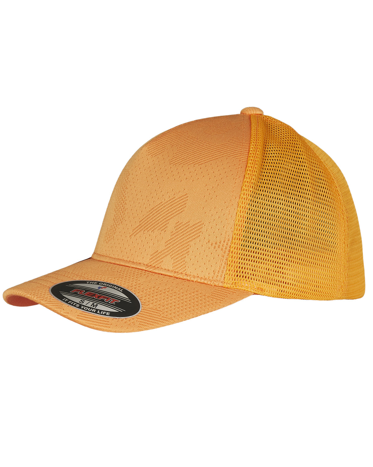 FLEXFIT Jaquard mesh lippis - Oranssi Camo