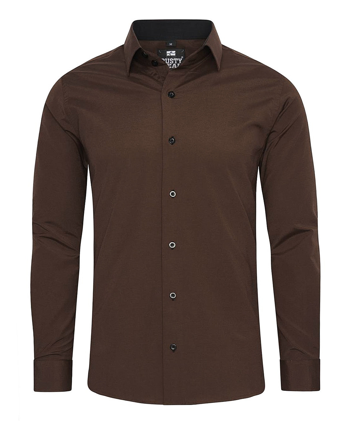 Rusty Neal Beales kauluspaita - Ruskea/Musta 6XL